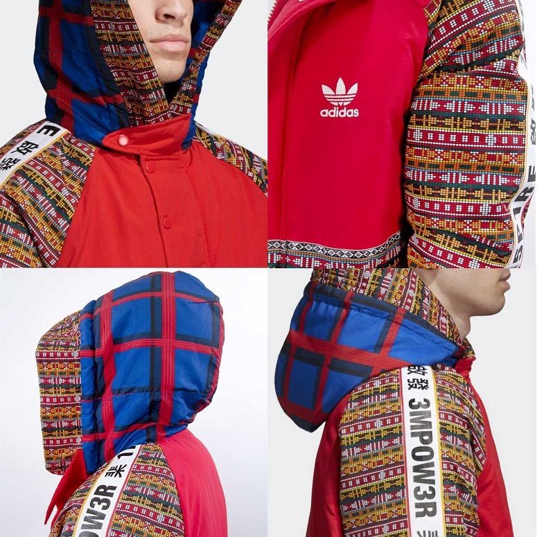  Adidas Originals fareru Williams сотрудничество pa dead жакет S размер обычная цена 32400 иен мульти- Pharrell Williams PADDED JACKET