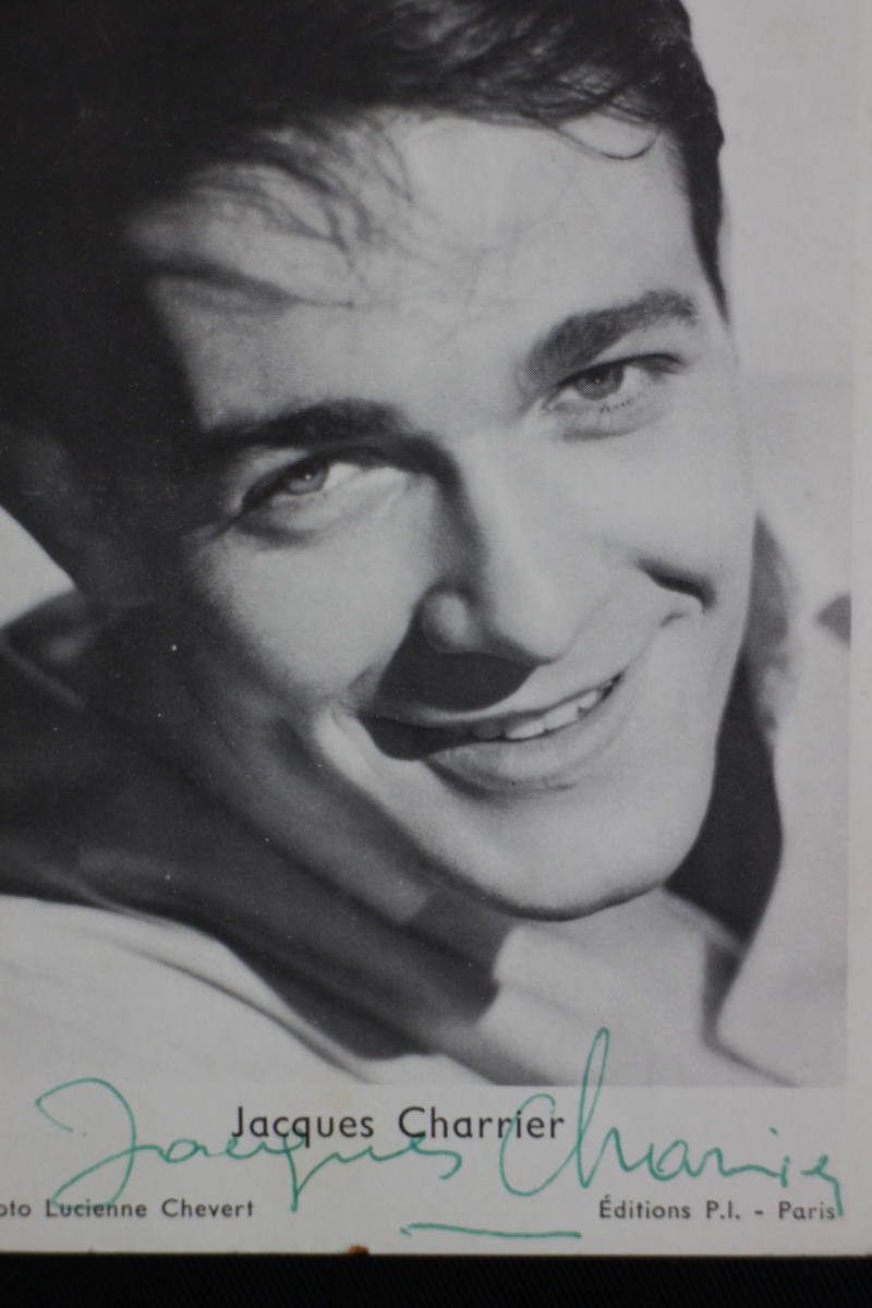 ヤフオク ジャック シャリエ 直筆ハンドサイン入り写真 ヤフオク ジャック シャリエ 直筆ハンドサイン入り写真