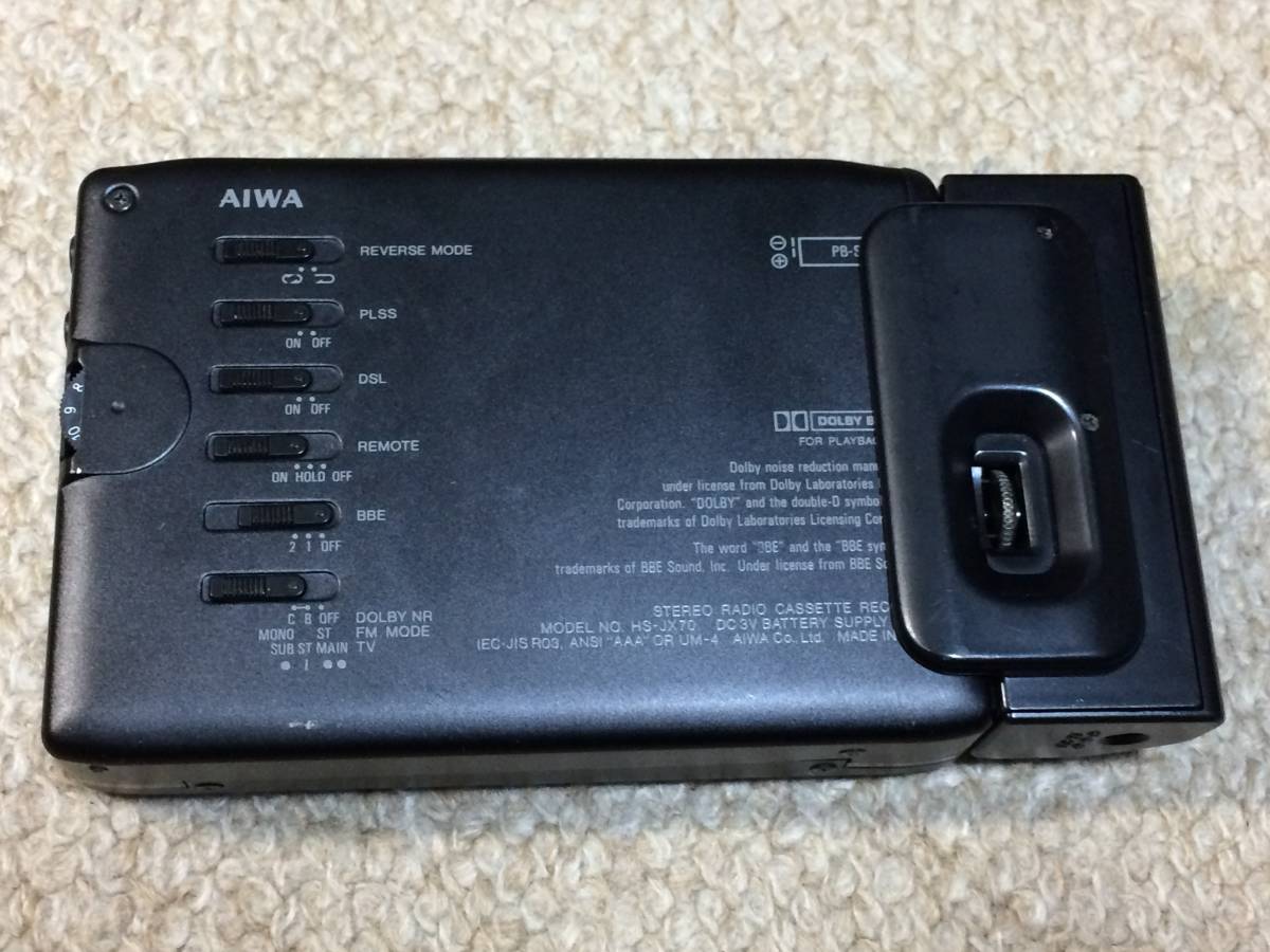 AIWA HS-JX70　付属品付き_画像7