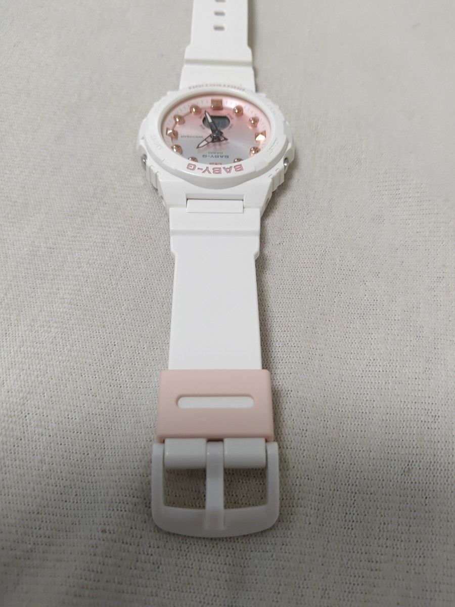 値下げ 美品 CASIO Baby-G サンドホワイト BGA-320|Yahoo 値下げ 美品 CASIO Baby-G サンドホワイト BGA-320|Yahoo