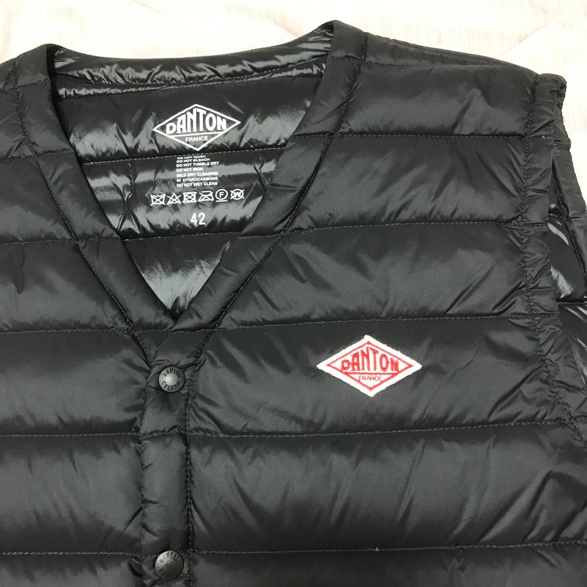 DANTONダントンインナーダウンベスト42ブラック インナーダウン DANTONダントンインナーダウンベスト42ブラック インナーダウン