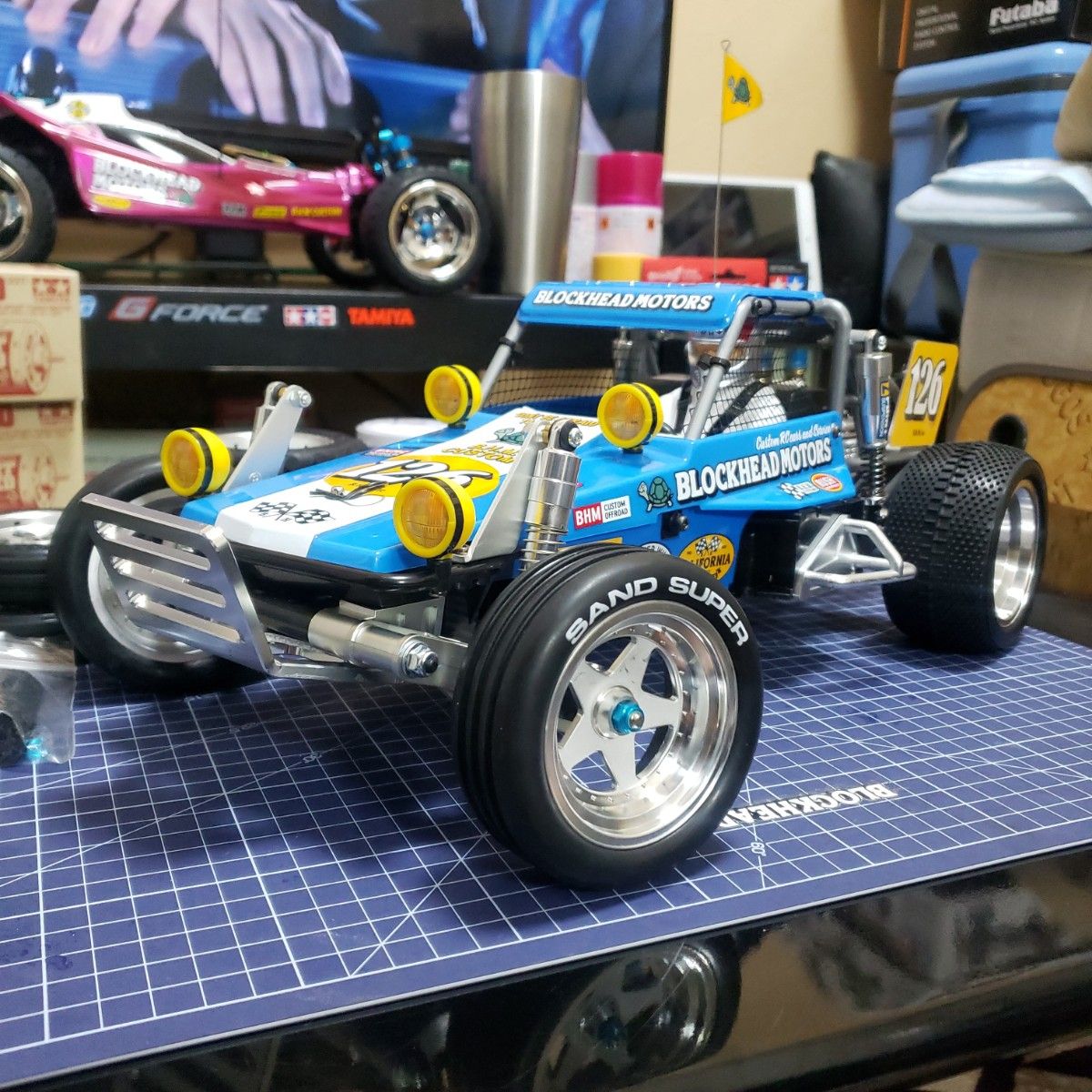 タミヤ ワイルドワンオフローダー ブロックヘッドモータース XB タミヤ ワイルドワンオフローダー ブロックヘッドモータース XB