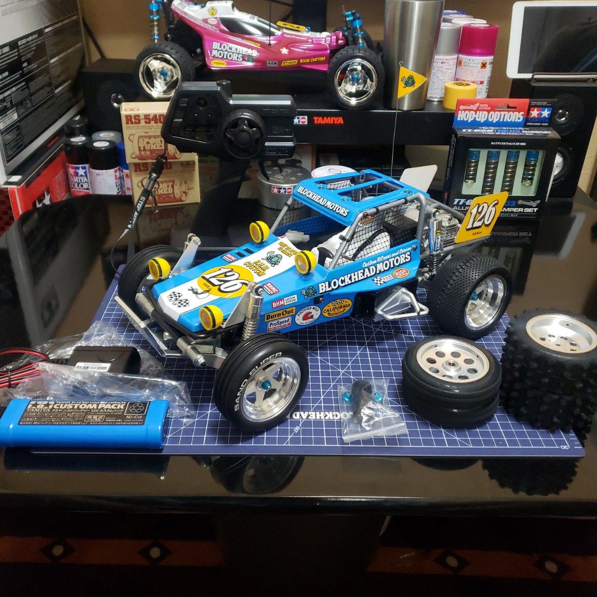 タミヤ ワイルドワンオフローダー ブロックヘッドモータース XB タミヤ ワイルドワンオフローダー ブロックヘッドモータース XB