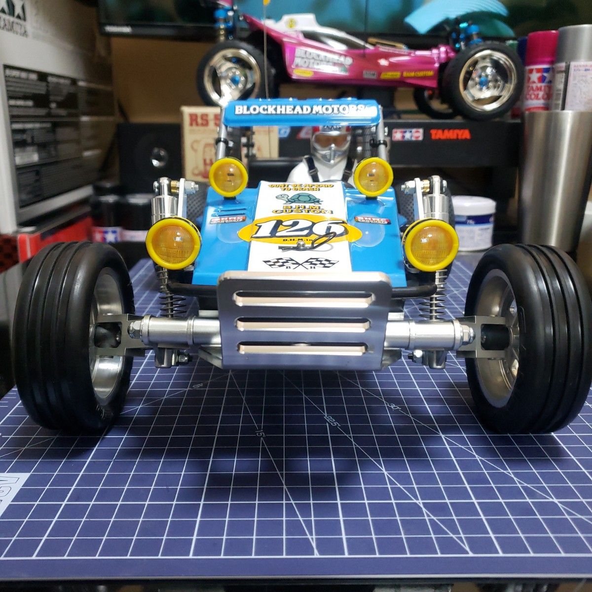 タミヤ ワイルドワンオフローダー ブロックヘッドモータース XB タミヤ ワイルドワンオフローダー ブロックヘッドモータース XB