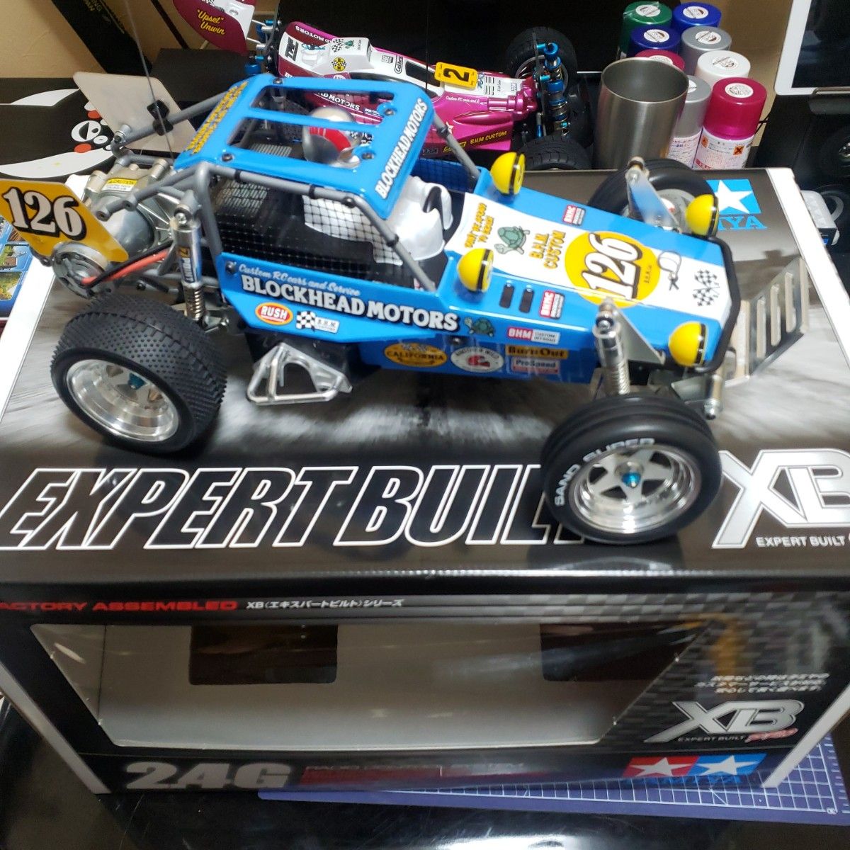 タミヤ ワイルドワンオフローダー ブロックヘッドモータース XB タミヤ ワイルドワンオフローダー ブロックヘッドモータース XB