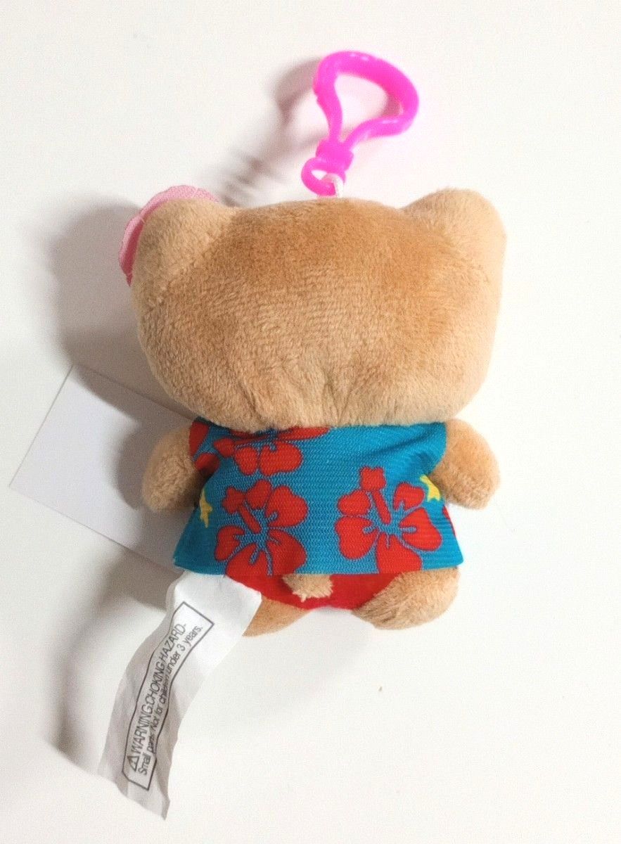 新品・未使用】 日焼けキティ アロハシャツ ハワイ キーホルダー 新品・未使用】 日焼けキティ アロハシャツ ハワイ キーホルダー