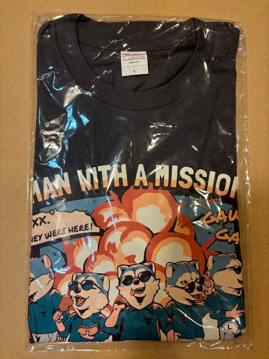 マンウィズアミッション Tシャツ WOLVES' BOMB! Lサイズ 新品 未使用品】マンウィズ WOLVES BOMB Tシャツ Lサイズ|Yahoo