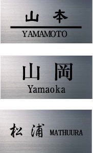  wonderful stainless steel nameplate . making not .7( abundance . layout character calligraphic style . can be chosen )