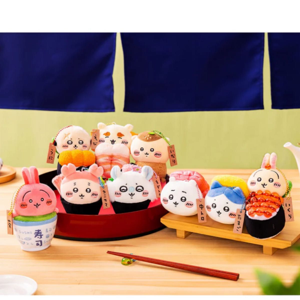2種セット 新品タグ付未開封 ちいかわ ちいかわ寿司 マスコット 2種セット 新品タグ付未開封 ちいかわ ちいかわ寿司 マスコット