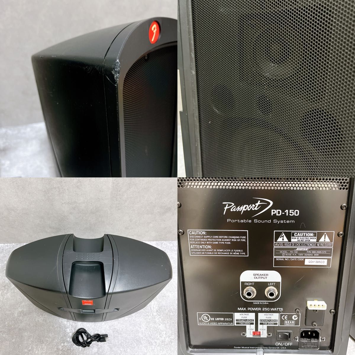 BOSE ボーズ Fender フェンダー モバイルスピーカーパスポート BOSE ボーズ Fender フェンダー モバイルスピーカーパスポート