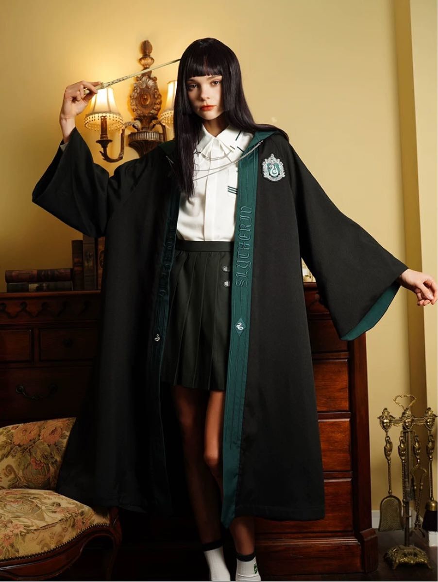 ハリーポッター ローブ 刺繍入り ユニバ USJ kyouko スリザリン ハリーポッター ローブ 刺繍入り ユニバ USJ kyouko スリザリン