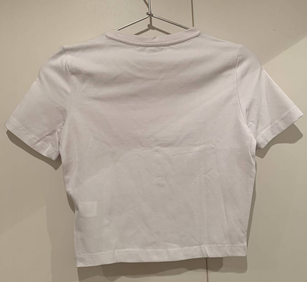 新品未使用タグ付き)ZARA ザラ クロップド ストレッチ Tシャツ 新品未使用タグ付き)ZARA ザラ クロップド ストレッチ Tシャツ