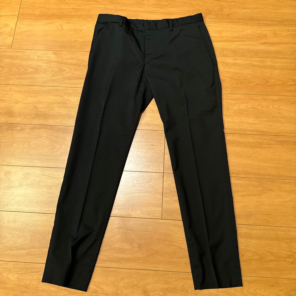 ZARA ザラ】メンズスーツ セットアップ 50 ブラック ウール ZARA ザラ】メンズスーツ セットアップ 50 ブラック ウール