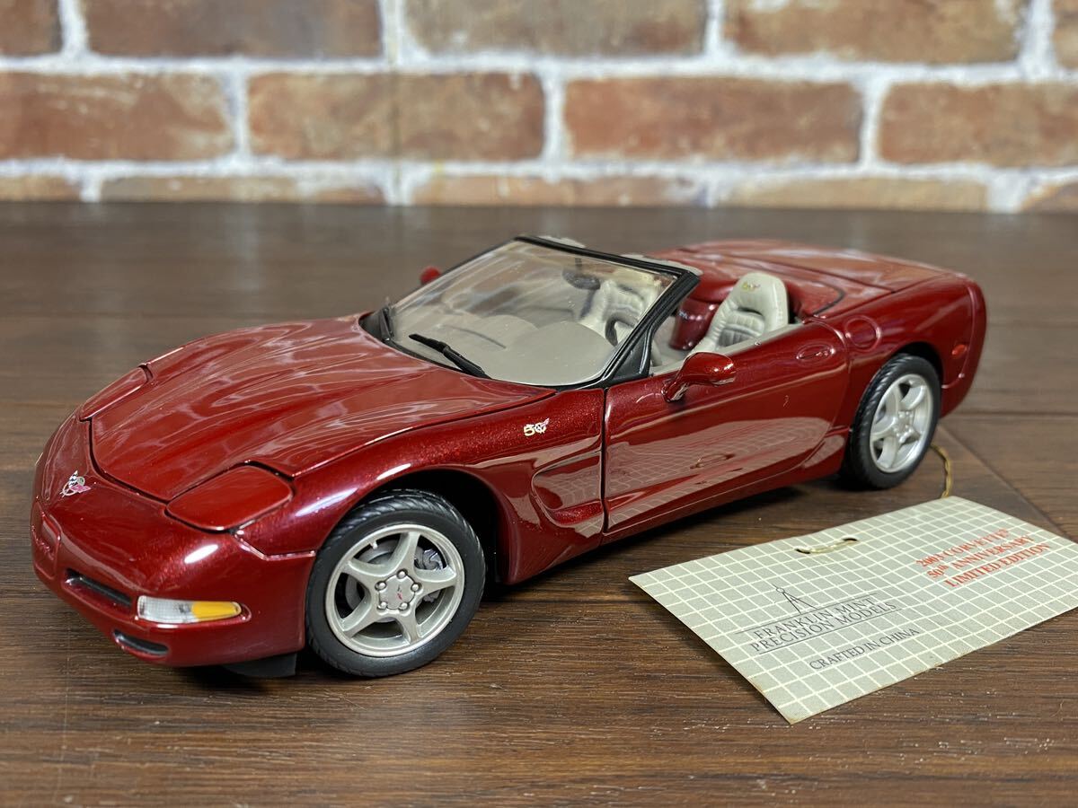 !! Franklin Mint 1/24 2003 Corvette 50 anniversary commemoration Limited Edition 2983/9900 сладости - красный letter pack почтовый сервис плюс!!