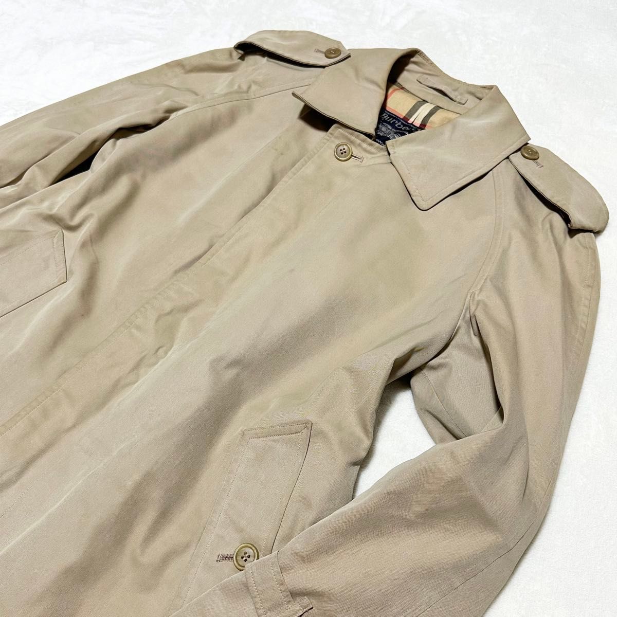 良品】 Burberrys バーバリーズ トレンチコート ノバチェック S 良品】 Burberrys バーバリーズ トレンチコート ノバチェック S