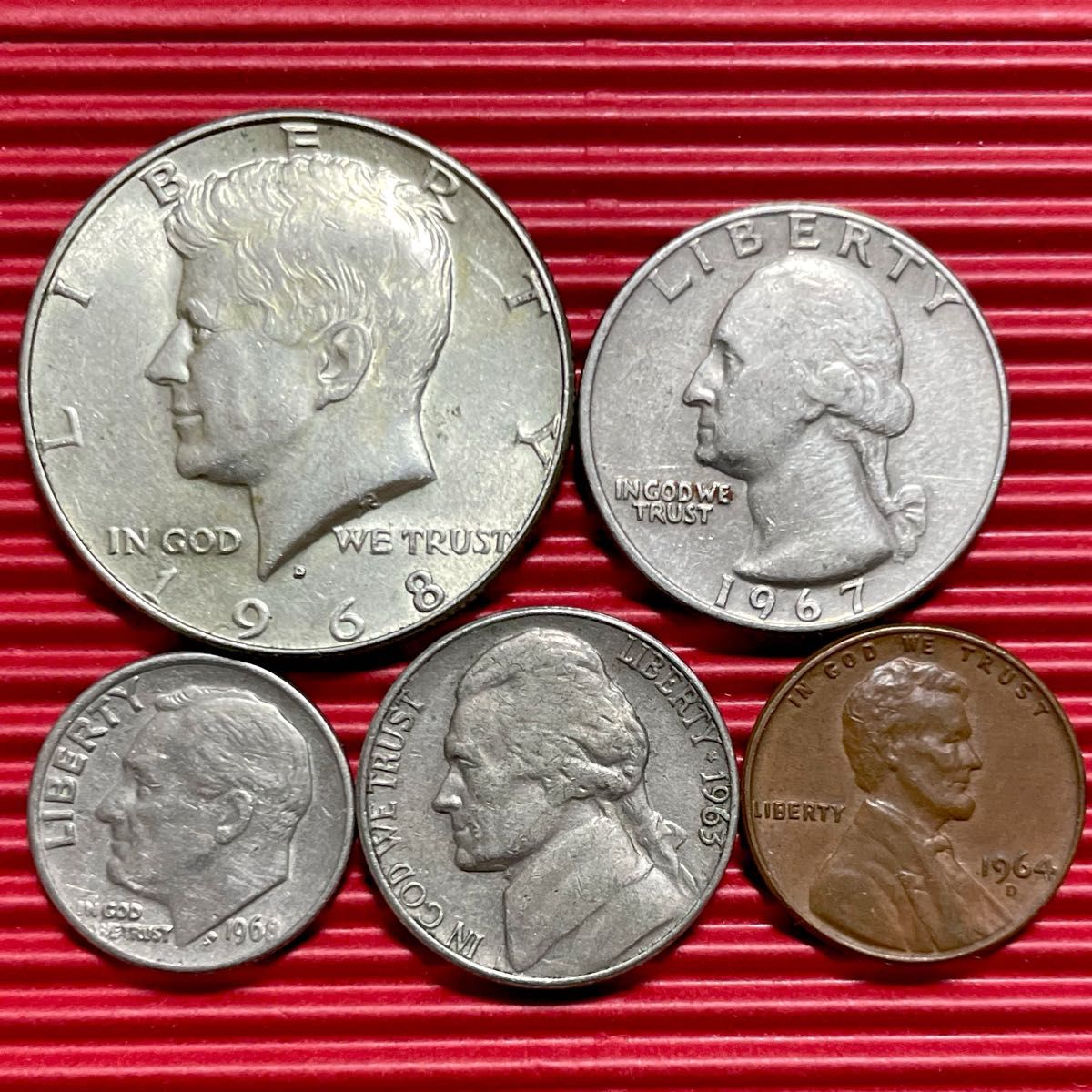 ハーフダラー銀貨 アメリカコインセット60年代 USA|Yahoo ハーフダラー銀貨 アメリカコインセット60年代 USA|Yahoo