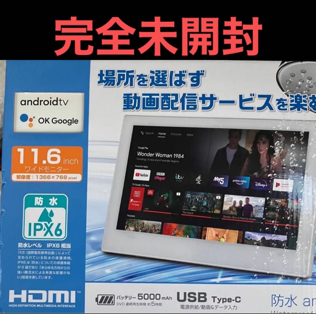 新品 ティーズネットワーク 11 6V型 IPX6 防水 android搭載 新品 ティーズネットワーク 11 6V型 IPX6 防水 android搭載