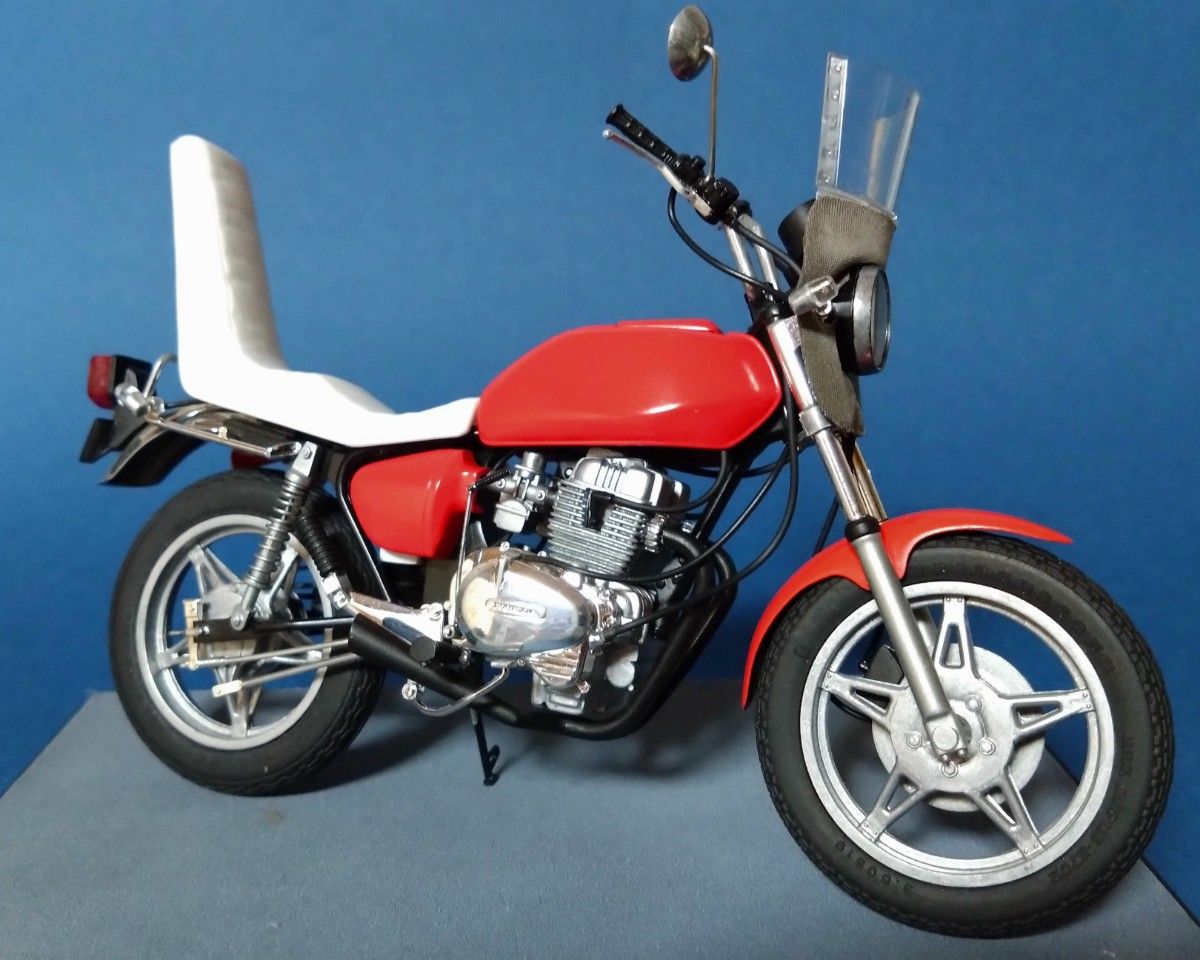 CB400T 石川晃 バイク プラモデル 単車 湘南爆走族 ホークⅡ CB400T 石川晃 バイク プラモデル 単車 湘南爆走族 ホークⅡ