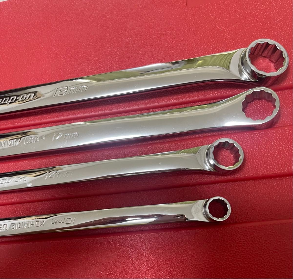 スナップオン Snap-on ロングストレートメガネレンチ 15度オフセット 