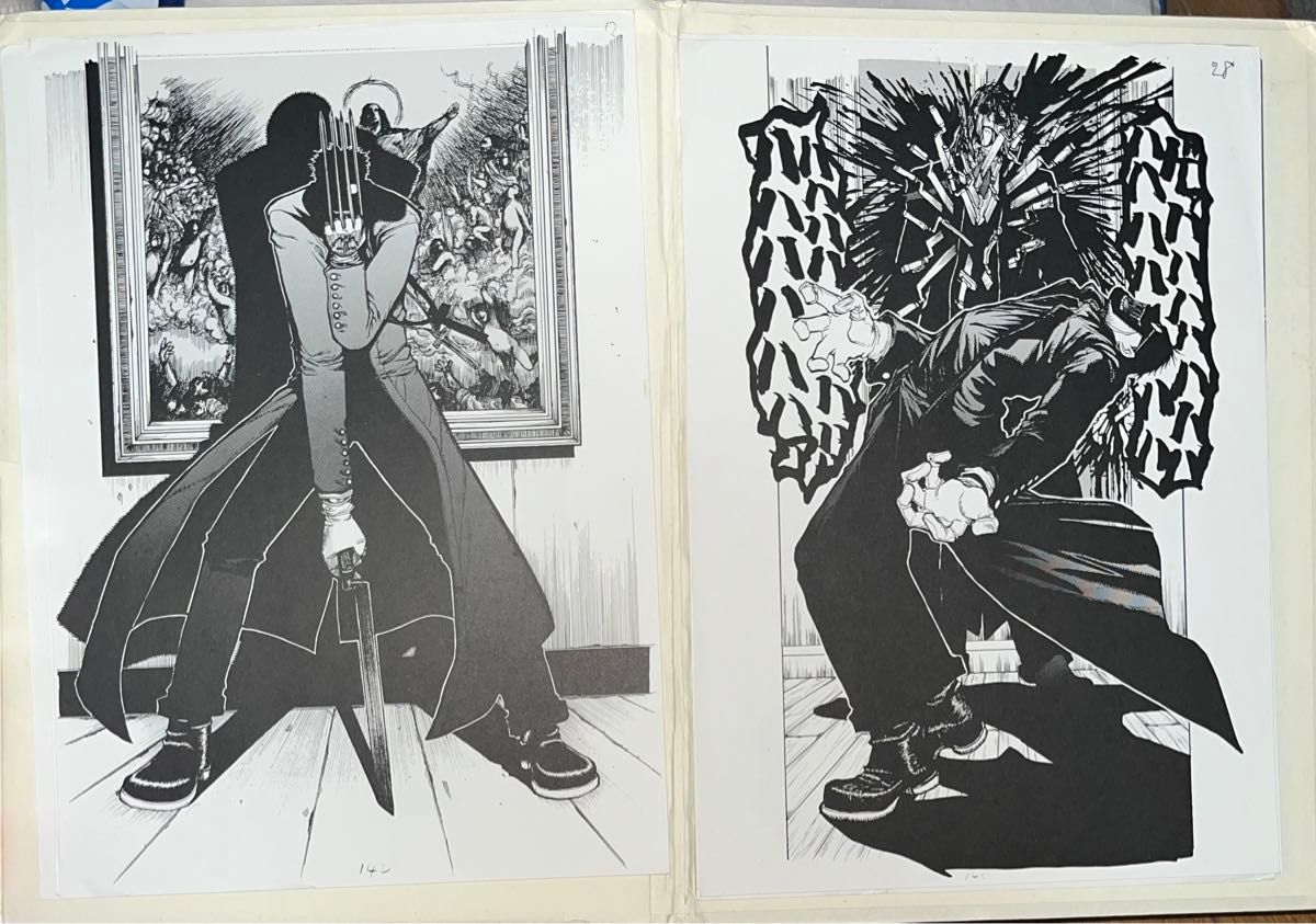 平野耕太 YOUNGKING OURS HELLSING 複製原画 セット HELLSING 平野耕太 YOUNGKING OURS HELLSING 複製原画 セット HELLSING