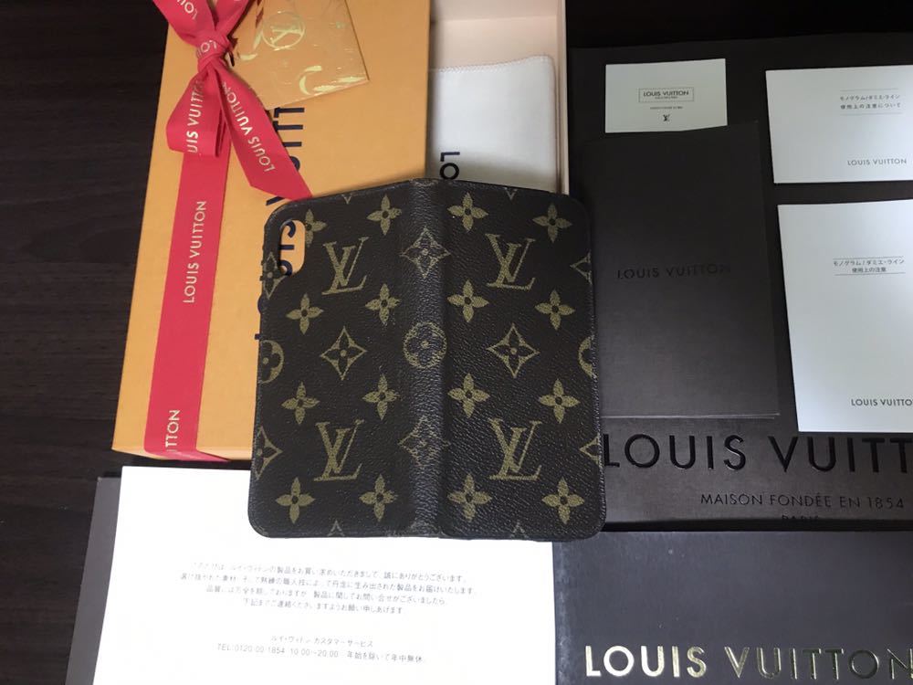 *LOUIS VUITTON* монограмма Ferio iPhoneX XS кейс 