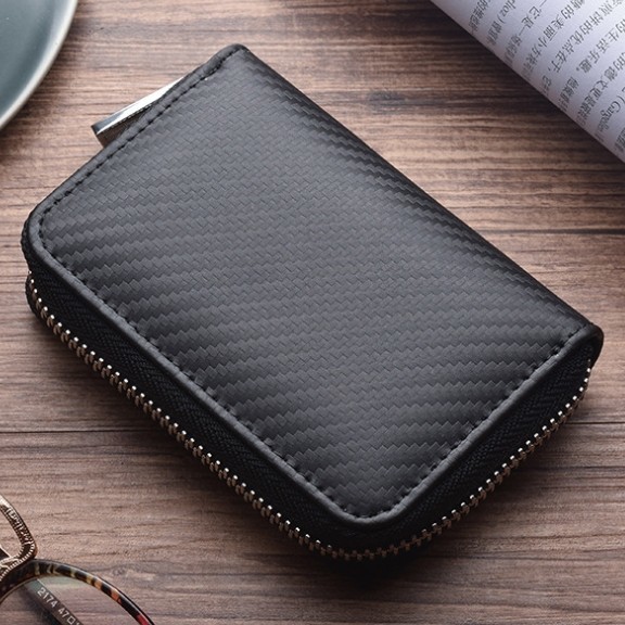  folding in half card inserting coin case round fastener multifunction purse free shipping card go in 10 sheets width length 32L