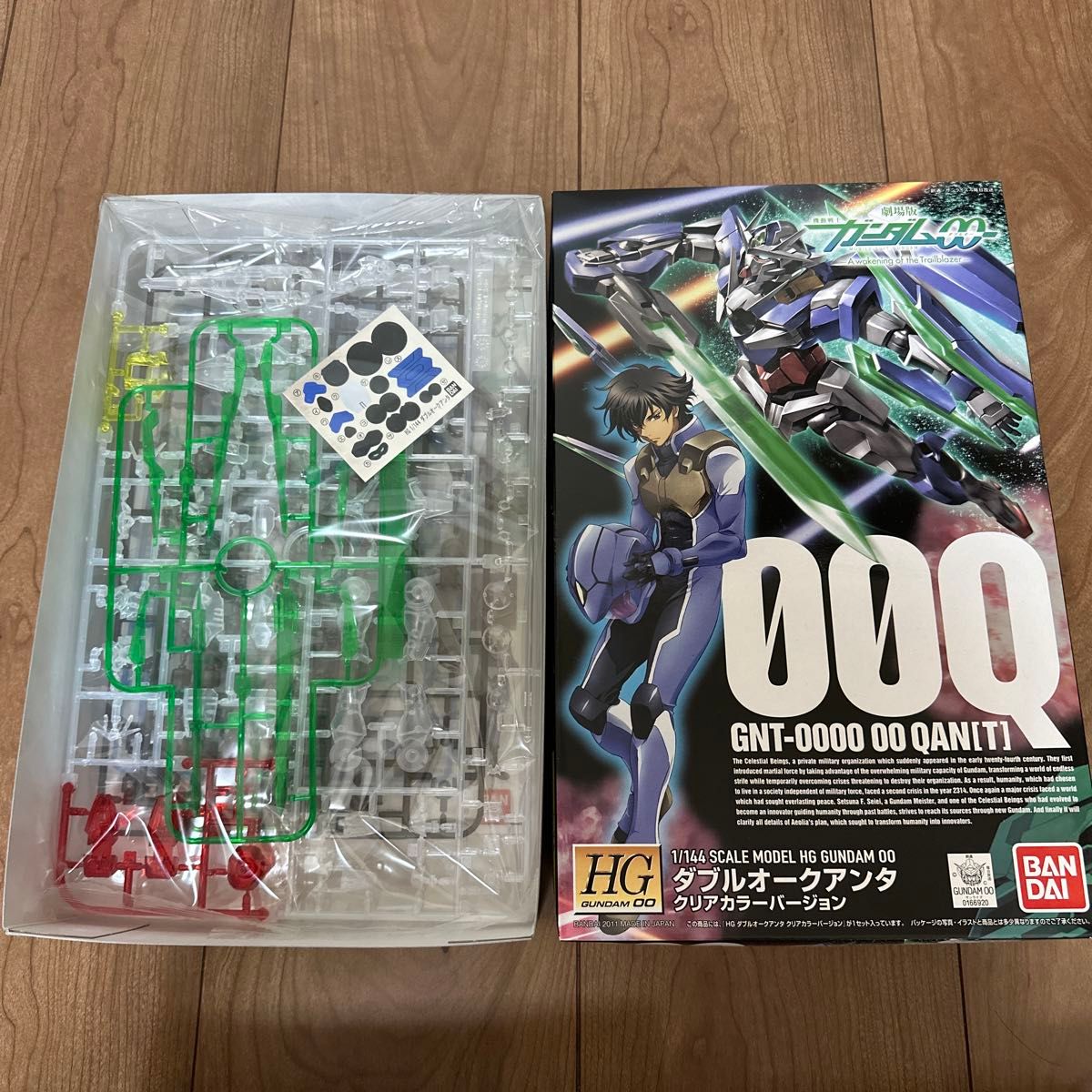 HG 1/144 劇場版ガンダムダブルオー クリアカラーVer 4体セット HG 1/144 劇場版ガンダムダブルオー クリアカラーVer 4体セット