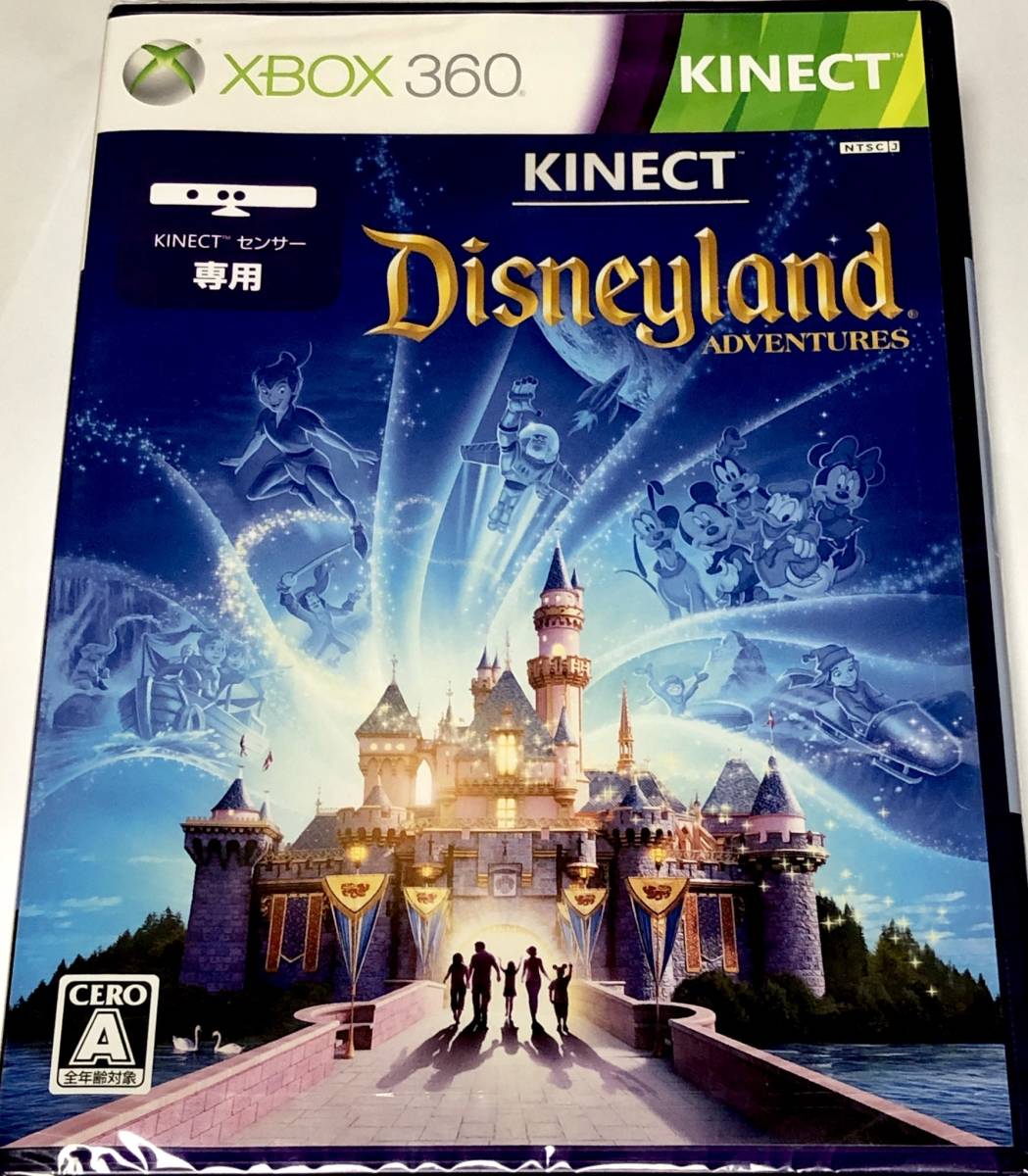 新品☆XBOX360用ソフトKINEXTディズニーランド・アドベンチャーズDisneylandミッキーマウス白雪姫ドナルドダック★シンデレラ プルート_画像1