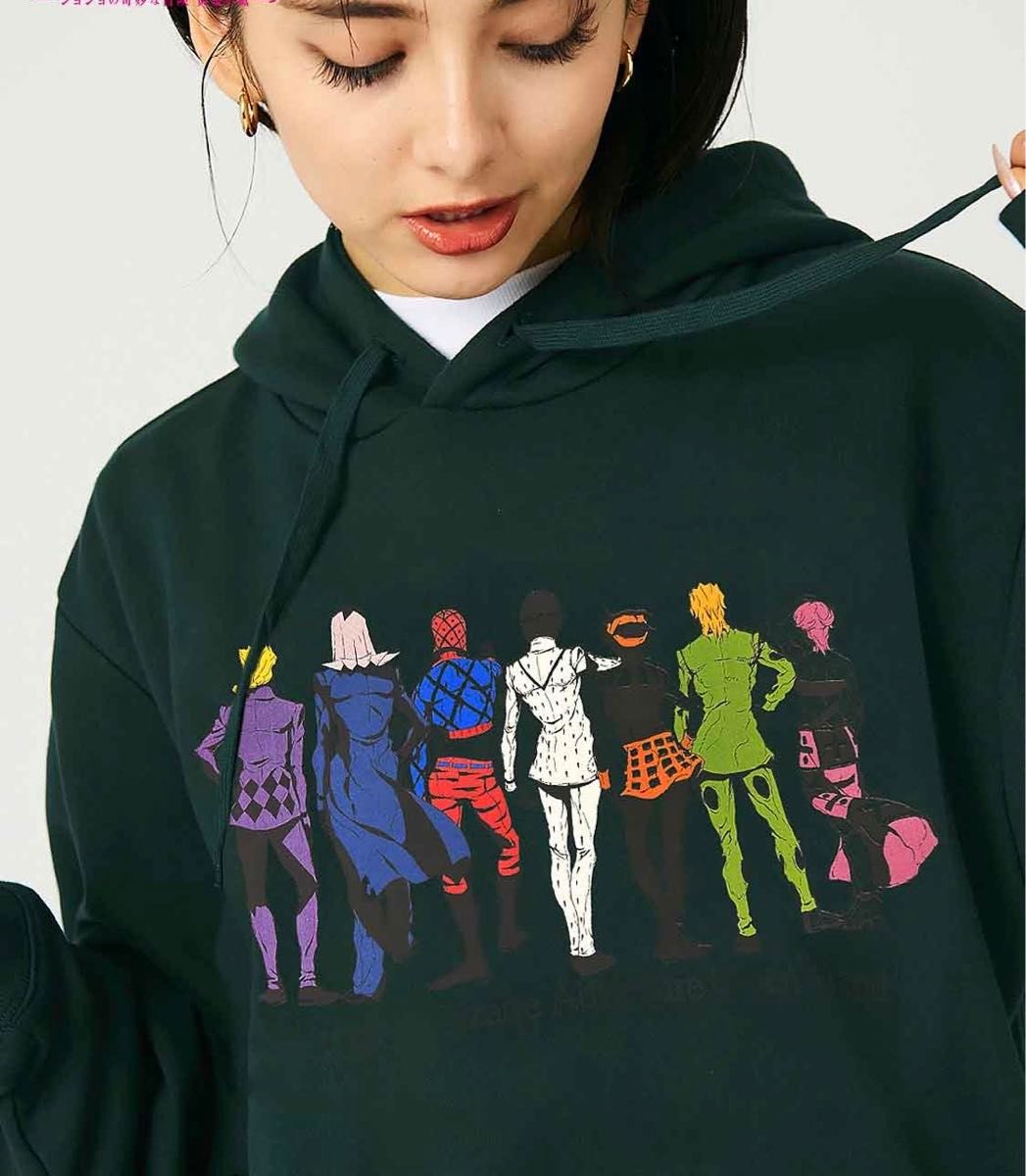 XL ジョジョの奇妙な冒険 パーカー グラニフ 荒木飛呂彦 JOJO XL ジョジョの奇妙な冒険 パーカー グラニフ 荒木飛呂彦 JOJO