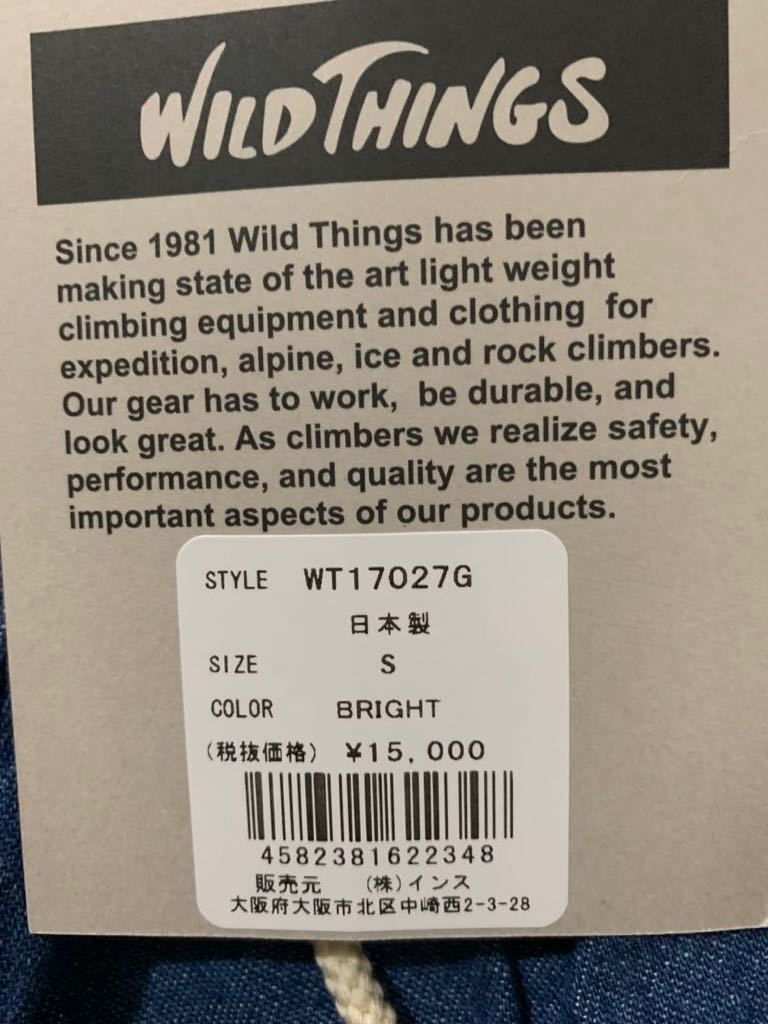  prompt decision last 1 point regular price and downward new goods unused WILDTHINGS/ Wild Things COMBI WIDE PANTS/ combination wide pants S size 