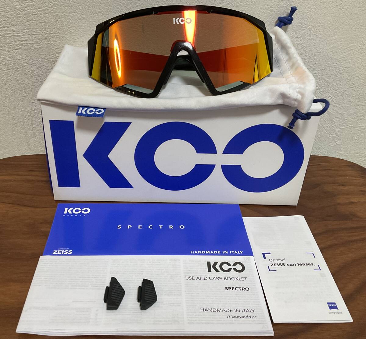 美品 kask カスク koo spectro クー スペクトロ ブラック/レッドミラー