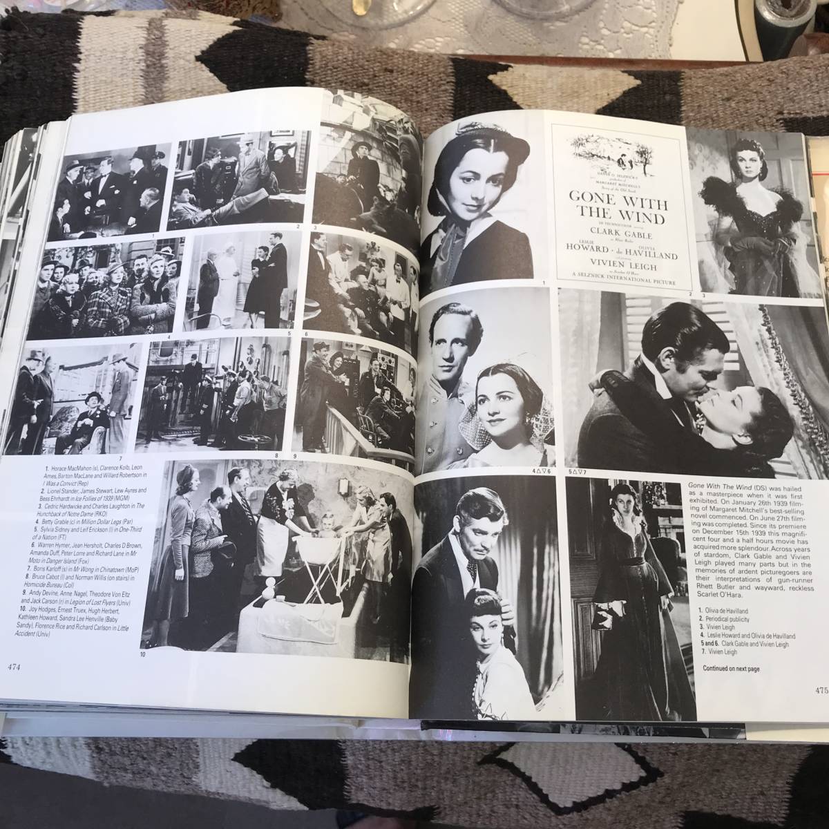  rare *30\'s THE MOVIE BOOK America antique 1930 period movie introduction book@USA/ Hollywood woman super New York VOGUE Europe France paris