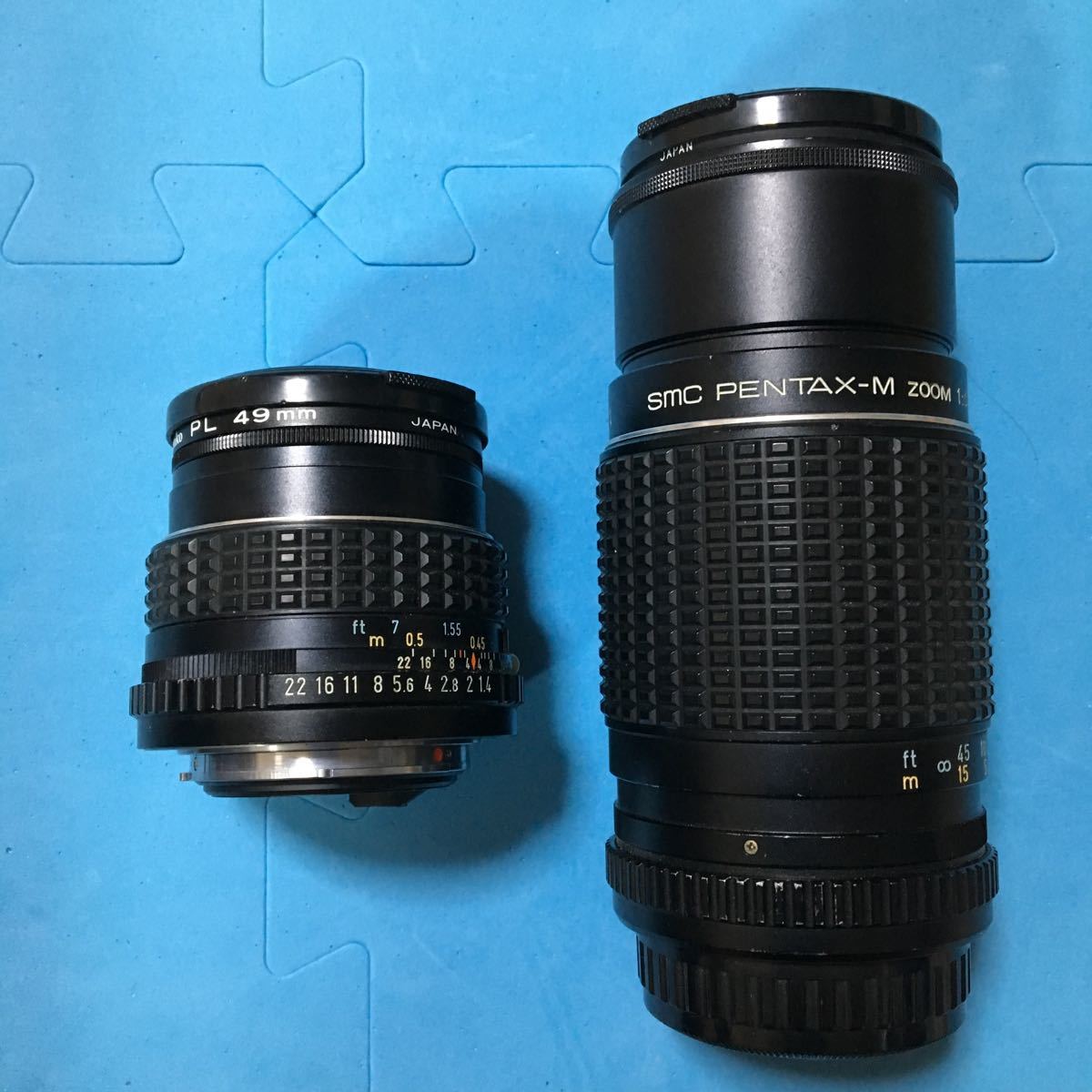 PENTAX ASAHI 一眼レフ カメラ MUE レンズ 2本付き SMC PENTAX-M zoom 1:4 75~150mm Panasonic Nikon Canon ニコン 当時物 1976年_画像7