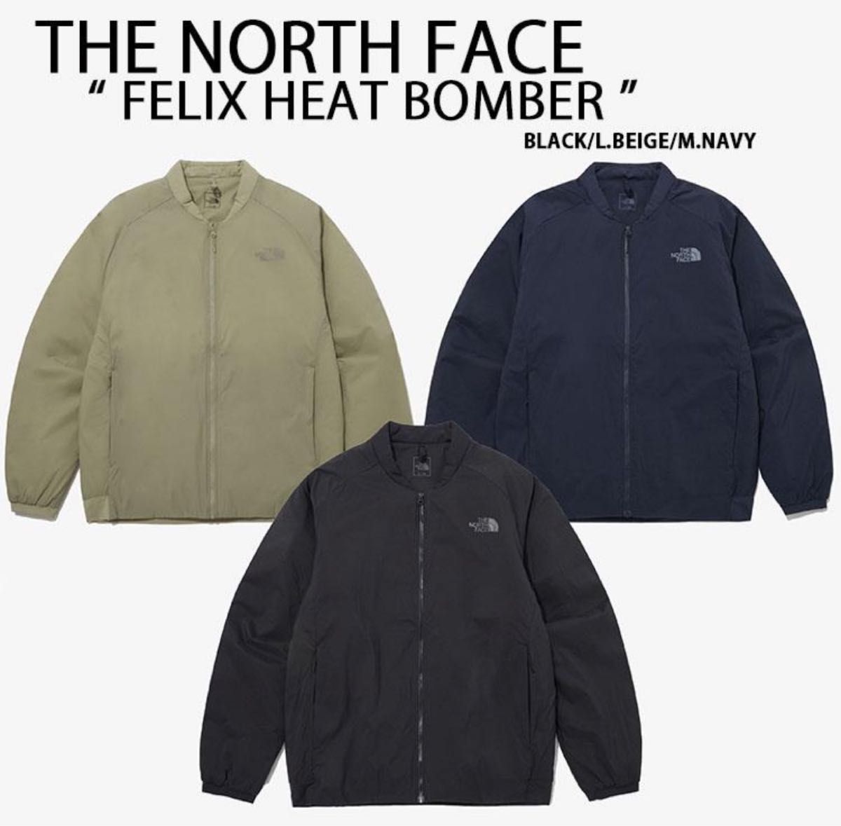 ノースフェイス 韓国 正規品 FELIX HEAT BOMBER 3XL 新品未使用 タグ付き 希少サイズ 送料込み