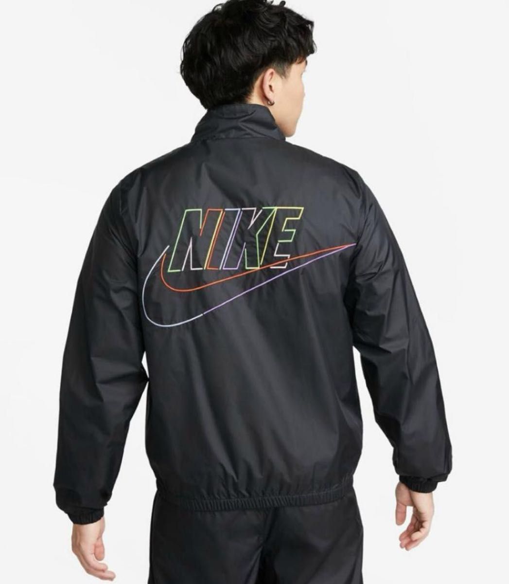 新品 ナイキ ビッグスウッシュ ウーブンジャケット レインボー 新品 ナイキ ビッグスウッシュ ウーブンジャケット レインボー