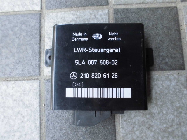  Benz W210 head light relay used 2108206126 parts taking equipped light range control unit level ring module E320 E240 #