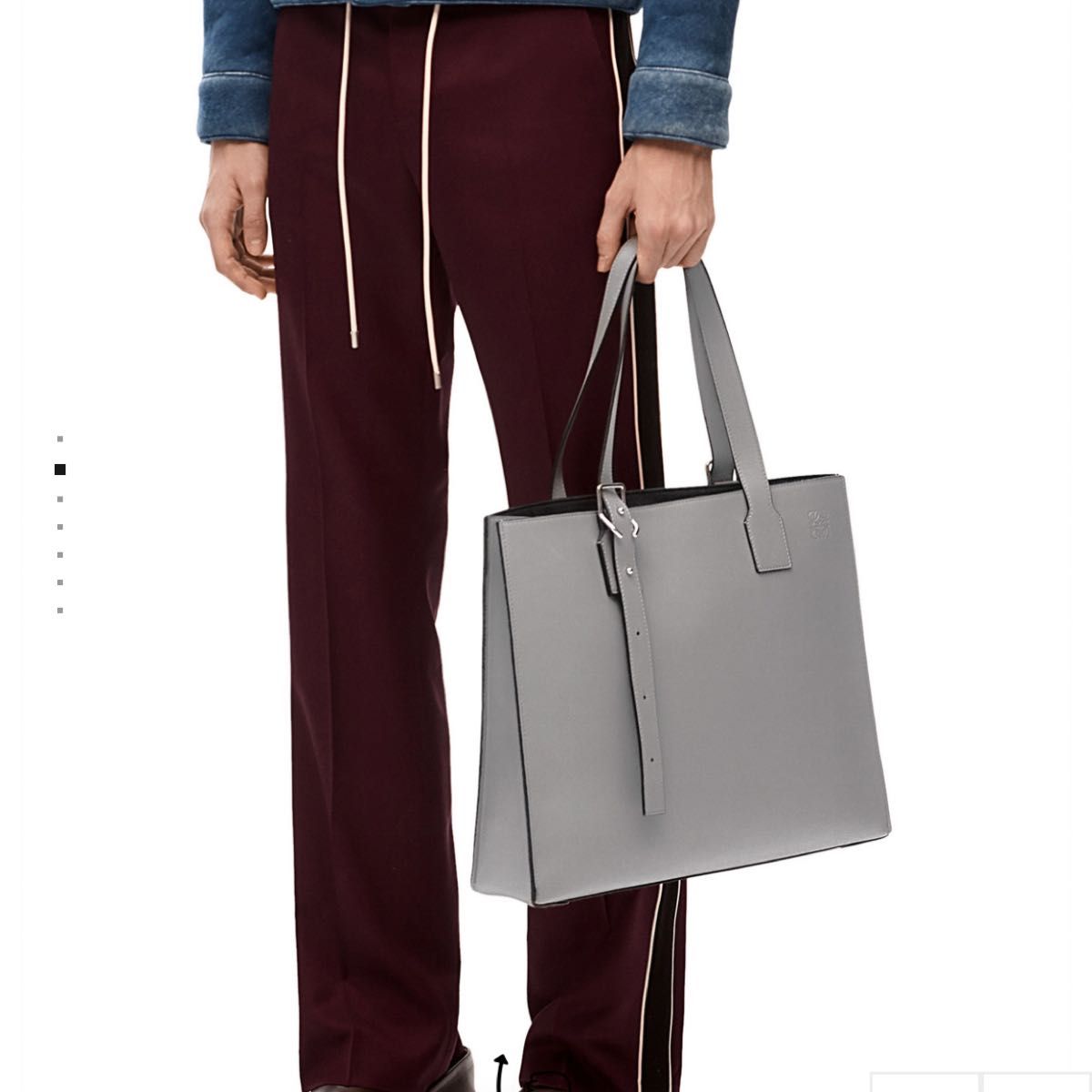 LOEWE ロエベ バックルホリゾンタル トート (クラシックカーフ LOEWE ロエベ バックルホリゾンタル トート (クラシックカーフ