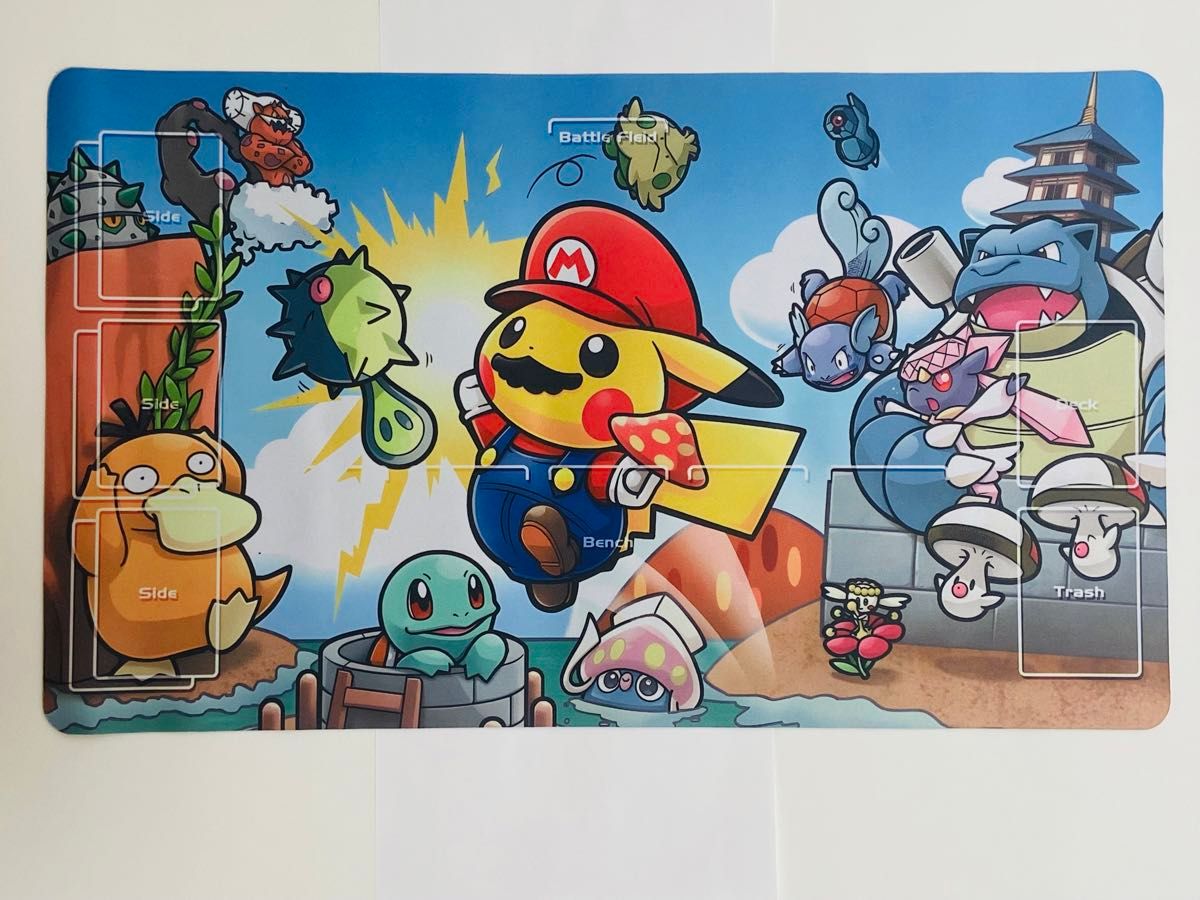 ポケモンカード プレイマット マリオ ピカチュウ 未使用ポケモン ポケモンカード プレイマット マリオ ピカチュウ 未使用ポケモン