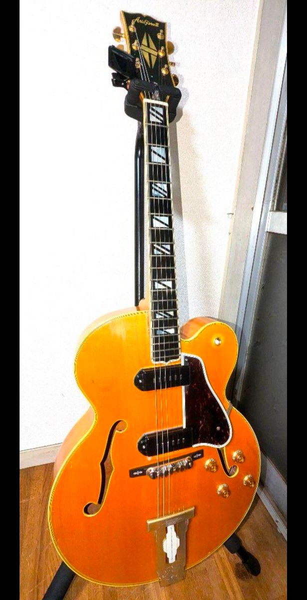 希少 1976年 マツモク工場 aria pro フルアコ アルニコV 本体 希少 1976年 マツモク工場 aria pro フルアコ アルニコV 本体