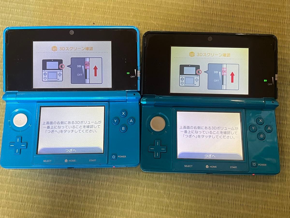 動作良好 ニンテンドー3DS 2台セット ライトブルー アクアブルー 動作良好 ニンテンドー3DS 2台セット ライトブルー アクアブルー