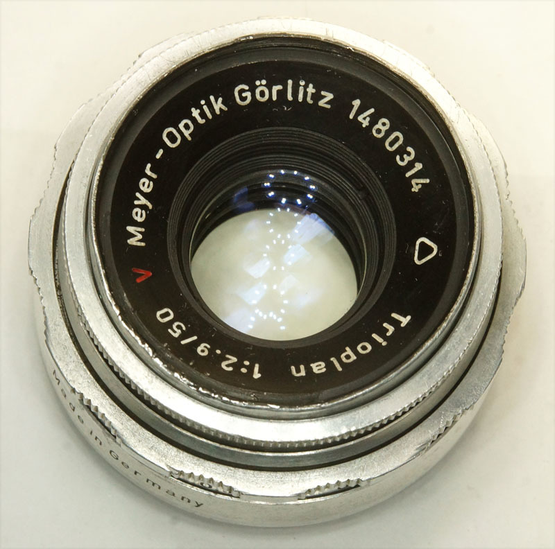 ドイツ製 Meyer-Optik Trioplan 1:2.9/50 Exakta 19NB-314 RedV ドイツ製 Meyer-Optik Trioplan 1:2.9/50 Exakta 19NB-314 RedV