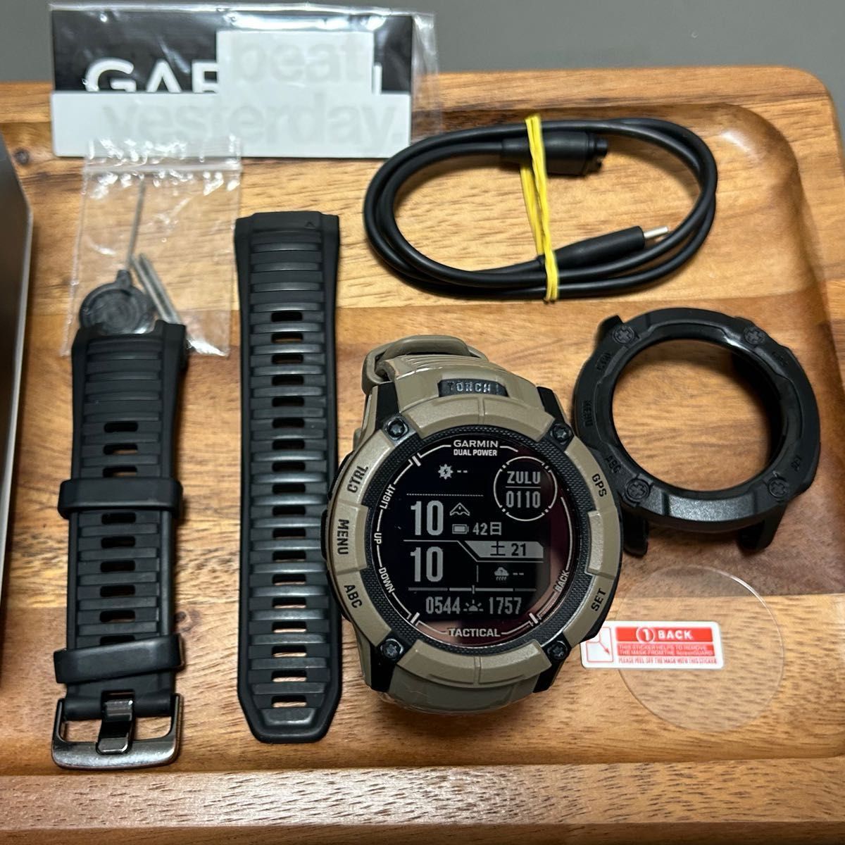GARMIN INSTINCT 2X DUAL POWER TACTICAL ガーミン GARMIN INSTINCT 2X DUAL POWER TACTICAL ガーミン