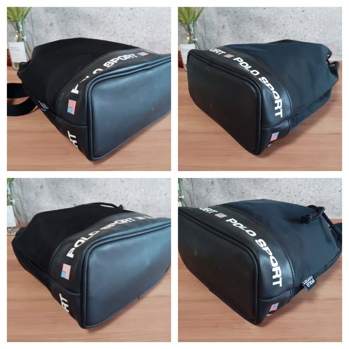 美品 ラルフローレン ポロスポーツ 巾着 ショルダーバッグ 美品 ラルフローレン ポロスポーツ 巾着 ショルダーバッグ