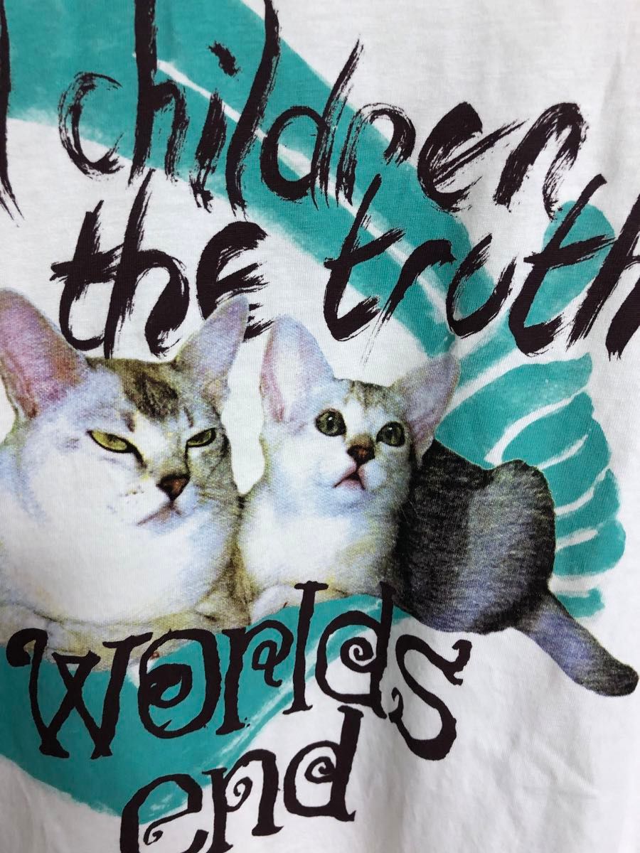 ヴィヴィアンウエストウッドマン cat猫ワールドエンドtシャツ ヴィヴィアンウエストウッドマン cat猫ワールドエンドtシャツ