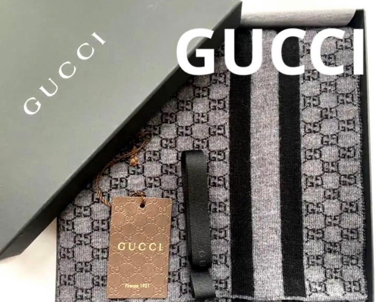 高級アンゴラ新品❤️GUCCIマフラー❗️国内正規購入◾️箱 高級アンゴラ新品❤️GUCCIマフラー❗️国内正規購入◾️箱