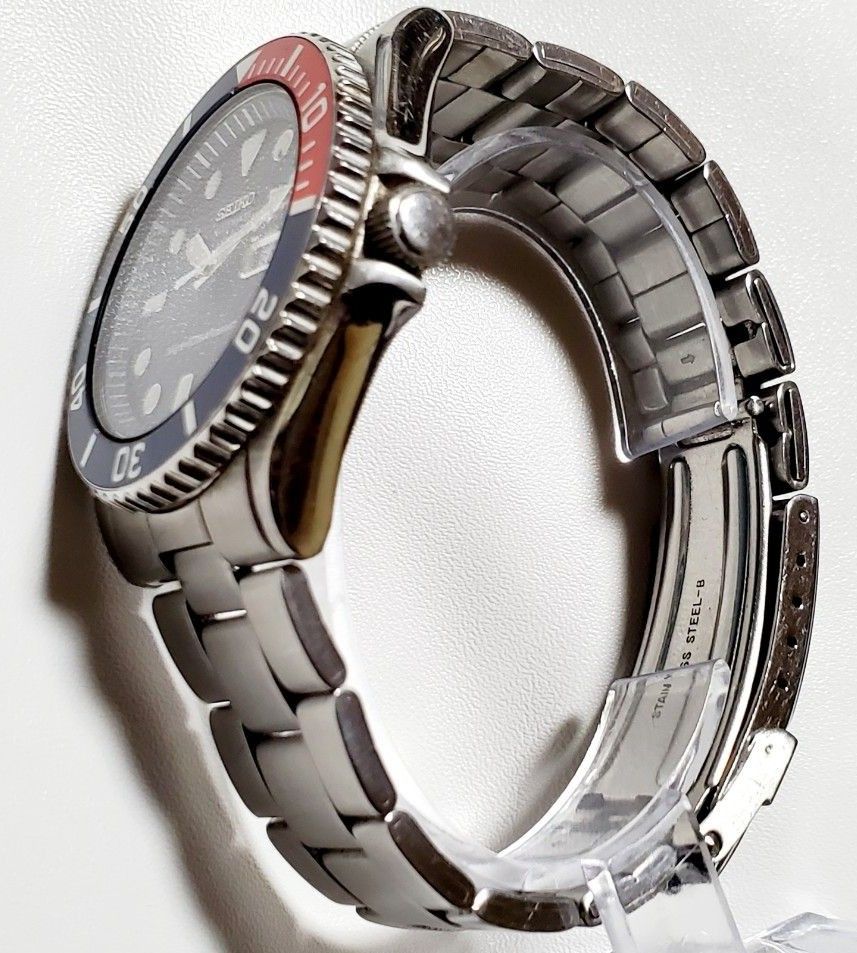 良品 SEIKO セイコー ダイバー デイデイト 自動巻き ペプシ 良品 SEIKO セイコー ダイバー デイデイト 自動巻き ペプシ