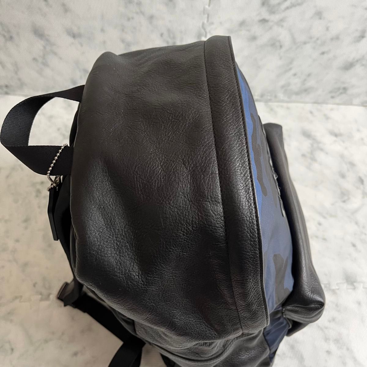 極美品 コーチ coach レザー リュック バッグパック ネイビー 極美品 コーチ coach レザー リュック バッグパック ネイビー