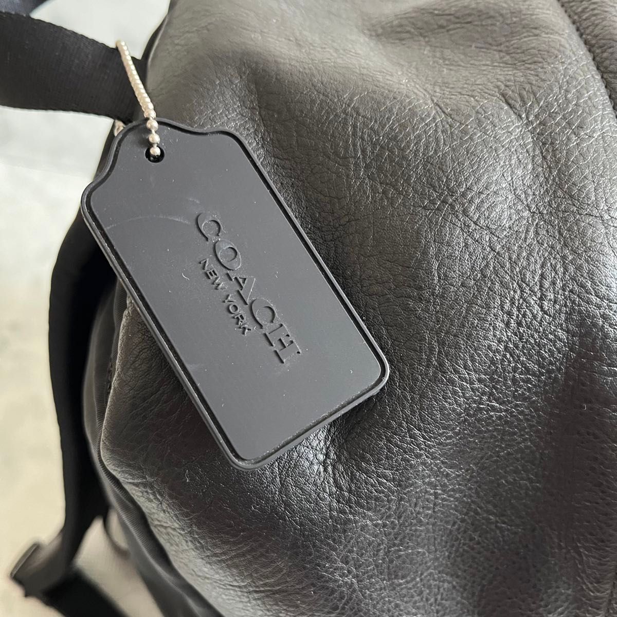 極美品 コーチ coach レザー リュック バッグパック ネイビー 極美品 コーチ coach レザー リュック バッグパック ネイビー