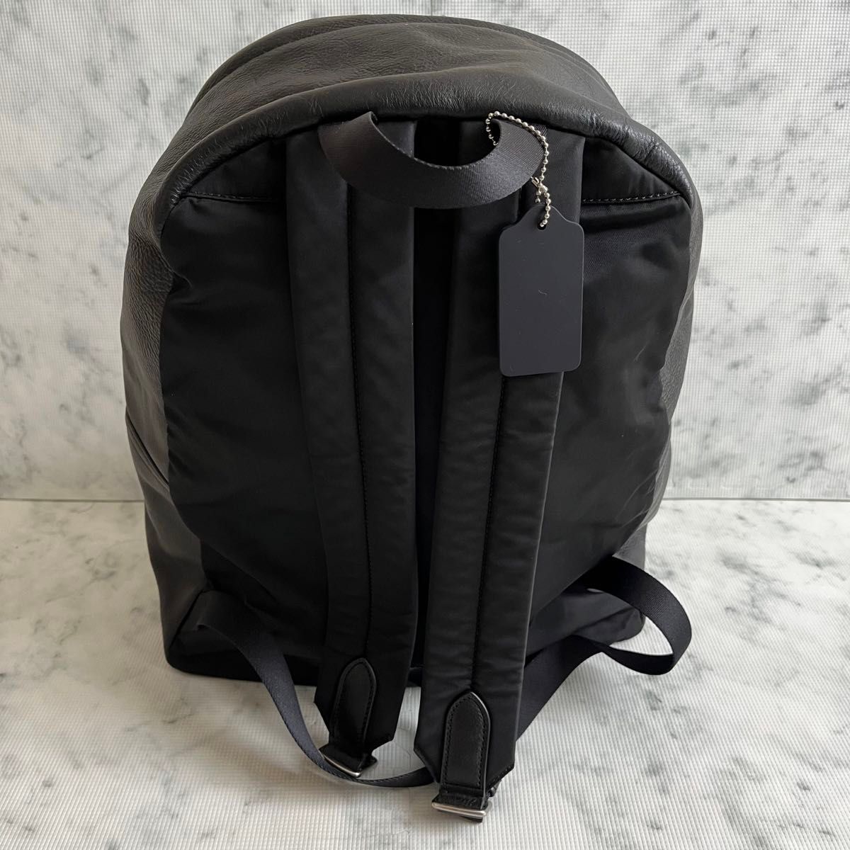 極美品 コーチ coach レザー リュック バッグパック ネイビー 極美品 コーチ coach レザー リュック バッグパック ネイビー