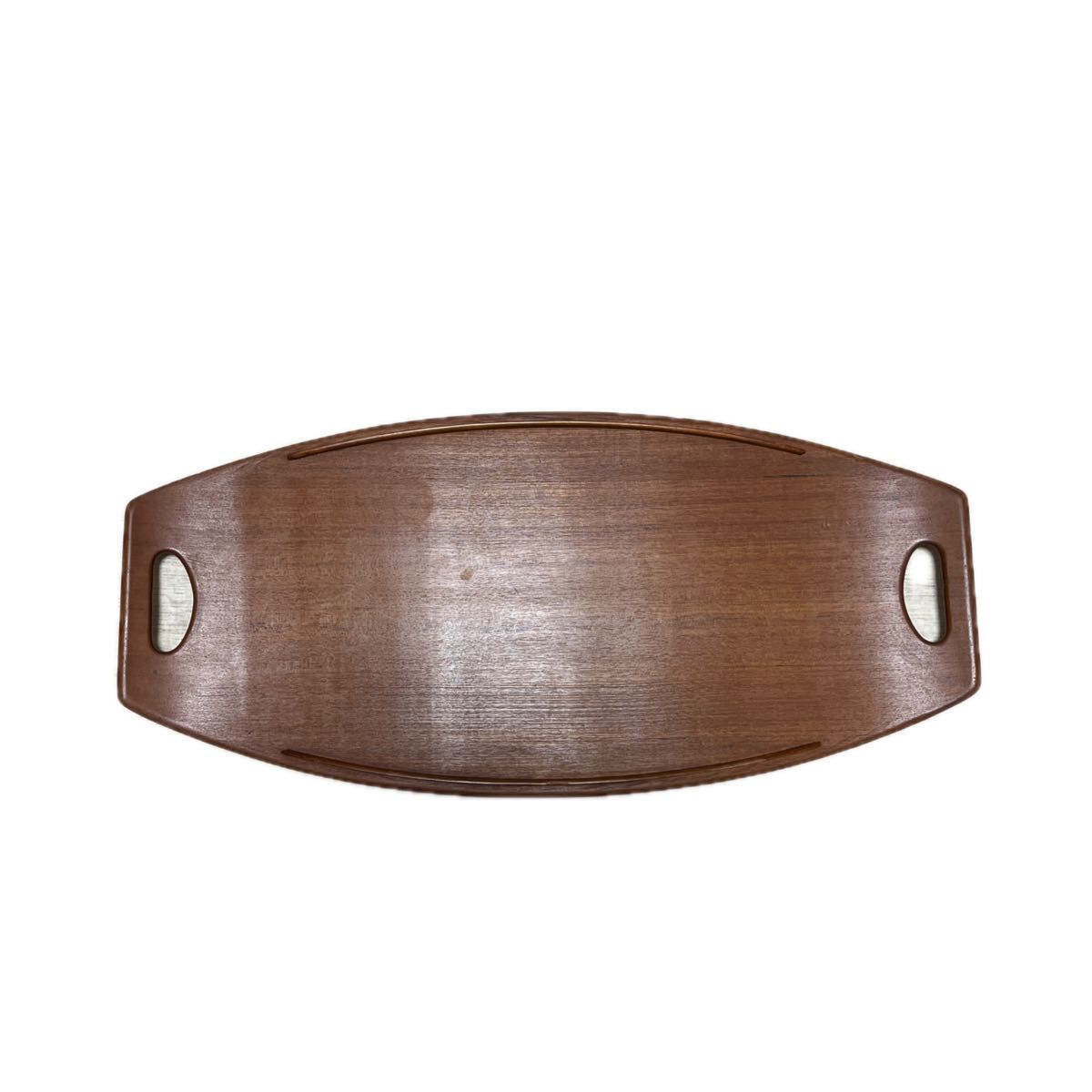 staved teak デンマークアンティークwoodトレー - 置物 staved teak デンマークアンティークwoodトレー - 置物